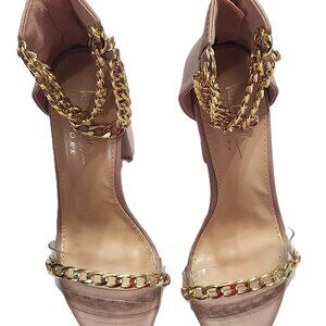 Nicole Miller Gabriella Women's Sandals - Size 6 - Blush